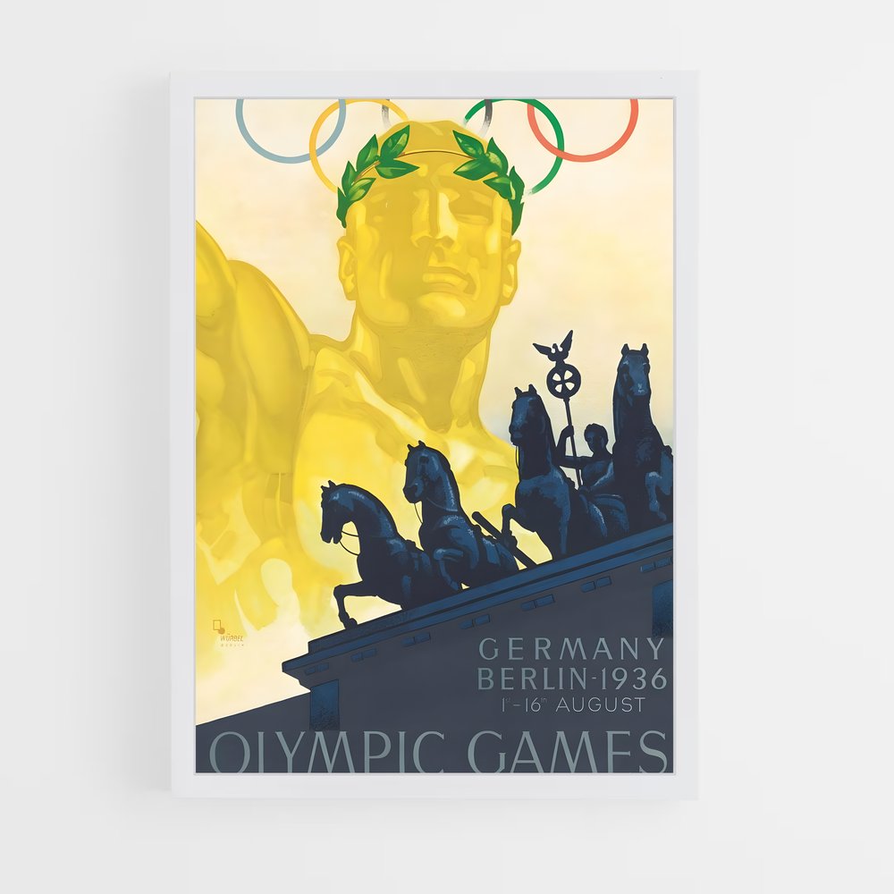 Poster Berlin Jeux – affiche Jeux Olympiques (vue 3)